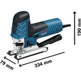 Bosch Stichsäge GST 150 CE Professional blau/schwarz, 780 Watt, L-BOXX