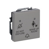 Busch-Jaeger Klingeltasteinsatz mit Druckknopf und Wippe Flureinheit, Taster edelstahl, Retail