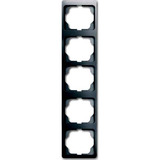 Busch-Jaeger Rahmen fünffach senkrecht alpha 1735 KA-20 platin, Retail