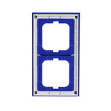 Busch-Jaeger Rahmen zwei fach blau, Retail