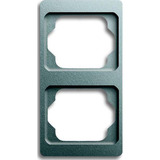 Busch-Jaeger Rahmen zwei-fach senkrecht alpha 1732 KA-266 titan, Retail