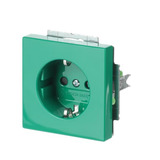 Busch-Jaeger Schutzkontakt Steckdosen Einsatz grün, Retail