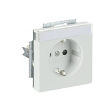 Busch-Jaeger Schutzkontakt Steckdosen Einsatz Typ F 20 EUCNB-884 weiß, Retail