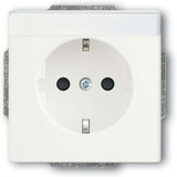 Busch-Jaeger Schutzkontakt Steckdosen Einsatz Typ F 20 EUCNB-884 weiß, Retail