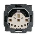 Busch-Jaeger Steckdose CEE 7/3 Typ F mit Erdungsclips, 16 Ampere, 250 Volt, Unterputz, 1-fach anthrazit, Retail