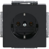 Busch-Jaeger Steckdose CEE 7/3 Typ F mit Erdungsclips, 16 Ampere, 250 Volt, Unterputz, 1-fach anthrazit, Retail
