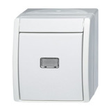 Busch-Jaeger Wechselschalter 2601/6 Wippe mit Beleuchtung weiß, Retail