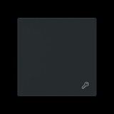 Busch-Jaeger Wippe geschlossen mit Symbol, Schalter schwarz, Retail