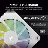 Corsair iCUE LINK LX120 RGB Generalüberholt, Gehäuselüfter weiß, 3er Pack, 120 mm