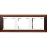 Gira Abdeckrahmen 3-fach dunkelbraun, Retail