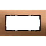 Gira Abdeckrahmen zwei fach, Abdeckung bronze, Retail