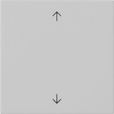 Gira Bedienaufsatz Pfeilsymbole matt lackiert, Bedienteil grau, Retail