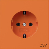 Gira Schutzkontaktsteckdose Typ F Steckdose CEE 7/3 weiß (glänzend), Retail