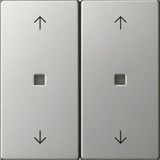 Gira Wippe zwei fach edelstahl, Retail