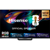 Hisense 75UR8DS RGB MiniLED, LED-Fernseher 189 cm (75 Zoll), schwarz/dunkelgrau, UltraHD/4K, Hi-View AI Engine RGB, 180Hz Panel
