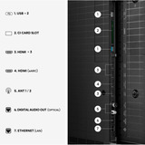 Hisense 75UR8DS RGB MiniLED, LED-Fernseher 189 cm (75 Zoll), schwarz/dunkelgrau, UltraHD/4K, Hi-View AI Engine RGB, 180Hz Panel