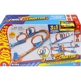 Hot Wheels Track Creator Dreifach-Looping-Set, Rennbahn 