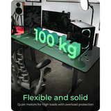 ICY BOX Elektrisch höhenverstellbarer Sitz-/Steh-Tisch IB-EW122B-TT 61087 schwarz, mit Memory-Touch-Panel