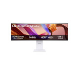 LG UltraWide 49U950A-W, LED-Monitor 124.5 cm (49 Zoll), weiß, DQHD, Nano-IPS, Curved, HDMI, DP, USB-C, 144Hz Panel