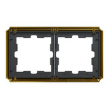 Merten D-Antik Metallrahmen 2-fach gold, Retail