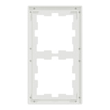 Merten Merten Rahmen 2f.kristallws D-Life Glas MEG4020-6520 weiß, Retail