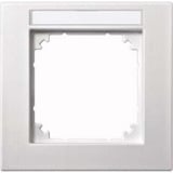 Merten Rahmen einfach beschriftbar weiß, Retail