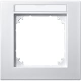 Merten Rahmen einfach beschriftbar weiß, Retail