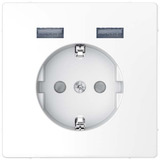 Merten Schutzkontakt Steckdose mit USB Ladegerät anthrazit, Retail