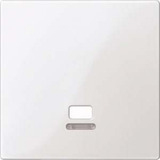 Merten Zentralplatte Zugschalter polarweiß glänzend mit Kontrollfenster MEG3380-0319 weiß (glänzend), Retail