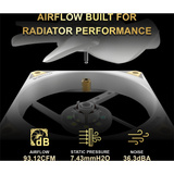 Montech CyberFlow ARGB 240, Wasserkühlung weiß