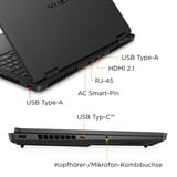OMEN 16-am0179ng, Gaming-Notebook schwarz, Intel® Core™ i7-14650HX, NVIDIA GeForce RTX 5060, 32 GB DDR5, 1 TB (1 TB SSD), Windows 11 Home