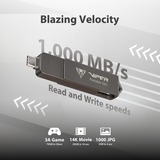 Patriot PVP30 500 GB, Externe SSD USB-A, USB-C