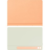 Samsung Smart Book Cover, Tablethülle hellorange/mint, Samsung Galaxy Tab S10+ | S9+ | S9 FE+