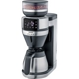 Severin KA 4851, Filtermaschine schwarz (matt)/edelstahl (gebürstet), inkl. Thermokanne