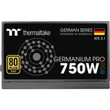 Thermaltake Germanium Pro RGB 0750W, PC-Netzteil schwarz, 1x 12-Pin High Power GPU, 4x PCIe, Kabelmanagement, 750 Watt