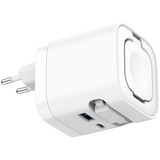 Ansmann Home Charger HC265PD mit Kabel und Apple Watch Lader 5,8A 65W 2-Port, Ladegerät weiß