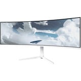 Arozzi Nova 49TUW165, Gaming-Monitor 124.5 cm (49 Zoll), weiß, UWQHD, VA, Curved, HDMI, DP, USB-C, USB-Hub, 165Hz Panel
