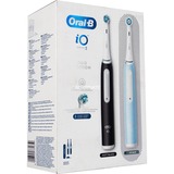 Braun Oral-B iO Series 3N Duo, Elektrische Zahnbürste schwarz/blau, Matt Black/Ice Blue inkl. 2. Handstück