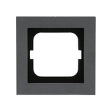 Busch-Jaeger Abdeckrahmen 1-fach, Abdeckung grau, Retail