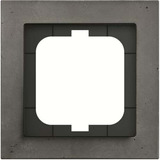 Busch-Jaeger Abdeckrahmen 1-fach, Abdeckung grau, Retail