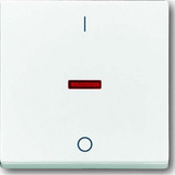 Busch-Jaeger Busch-J. Kontroll-Wippe dav/sws mit Aufdruck I/0 1788-84 weiß, Retail