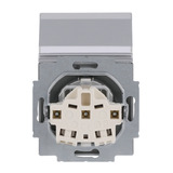 Busch-Jaeger Schutzkontakt Steckdosen Einsatz 20 EUKNB-83 aluminium, Retail