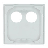 Busch-Jaeger Zentralscheibe Studio Rufsysteme 2548-020 D-84, Abdeckung weiß, Retail