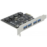 PCIe x1 zu 4x ext. USB Typ-A USB 3.2 Gen 1, USB-Controller