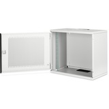 Digitus Wandgehäuse, SOHO, unmontiert - 540x400 mm (BxT), IT-Schrank hellgrau, 9 Höheneinheiten