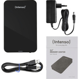 Intenso Memory Center 6 TB, Externe Festplatte schwarz, USB-B 3.2 Gen 1 (5 Gbit/s)