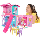 Mattel Barbie aufklappbares Chelsea Pop-Up-Haus, Spielgebäude 
