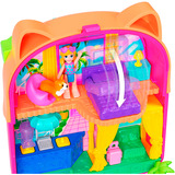 Mattel Polly Pocket Eiskätzchen-Schatulle Spielset mit Minipuppe und Zubehör 