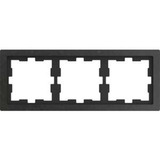 Merten Rahmen drei fach schiefer, Retail