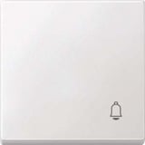 Merten Wippe Klingel für Wechselschalter, Kreuzschalter und Taster, 1-fach, Thermoplast Retail